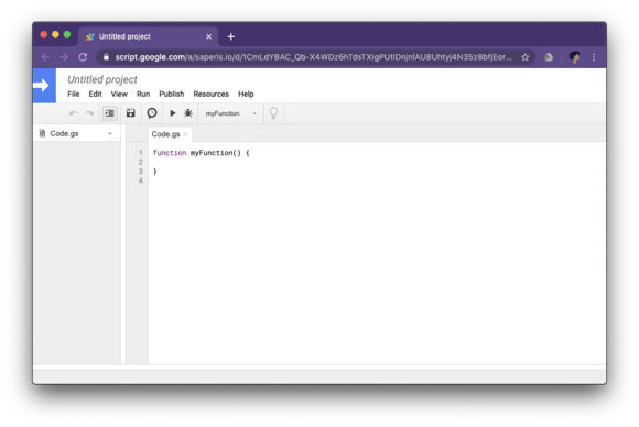 Script editor