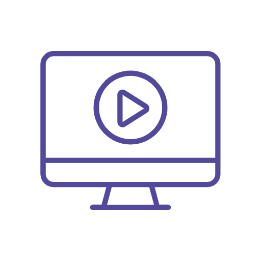 video tutorial icon